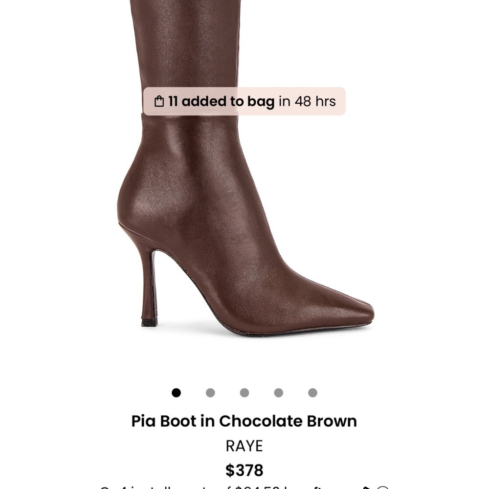 Raye Pia Boots in Chocolate Brown